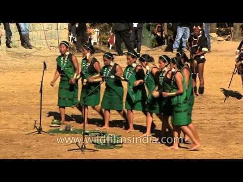 Customary feasting of the Phom Naga showcase at Hornbill Feast