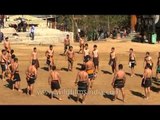 Angami indigenous games demonstrated at Naga Heritage