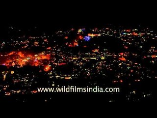 Mesmerizing beauty of the North East! Kohima town at night