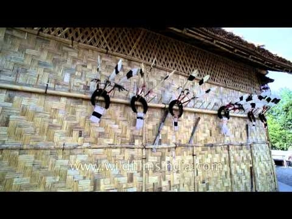 Naga head bands on display at Naga Heritage Village