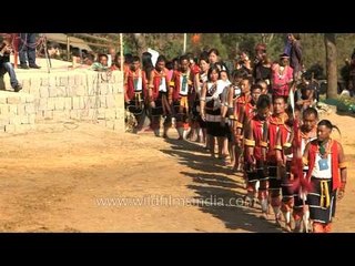 Song of happiness,presented by the Chakhesang folks at Sekrenyi festival