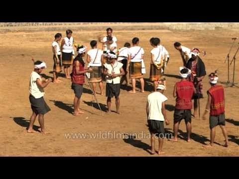 Spinning the top an indigenous game of the Kuki tribe