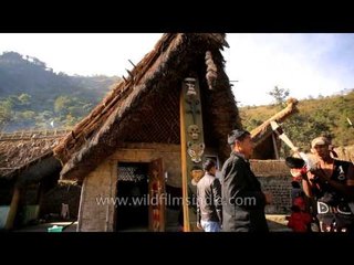 Morung of the "United Sangtam" at Naga Heritage