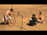 Rengma folks performing traditional rituals