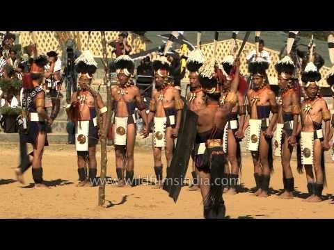 Thanksgiving performance by Khiamniungan tribe at Hornbill Fest