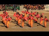 Graceful dance presented by Mech Kachari in Nagaland