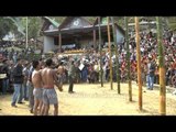 Greased pole climbing competition in Nagaland