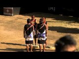 Pochury women in colourful attire performing in Nagaland