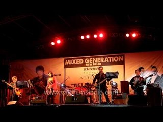 Mixed Generation New Delhi performing in Nagaland