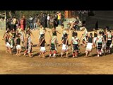 'Victory dance' performed by Angami tribe in Nagaland