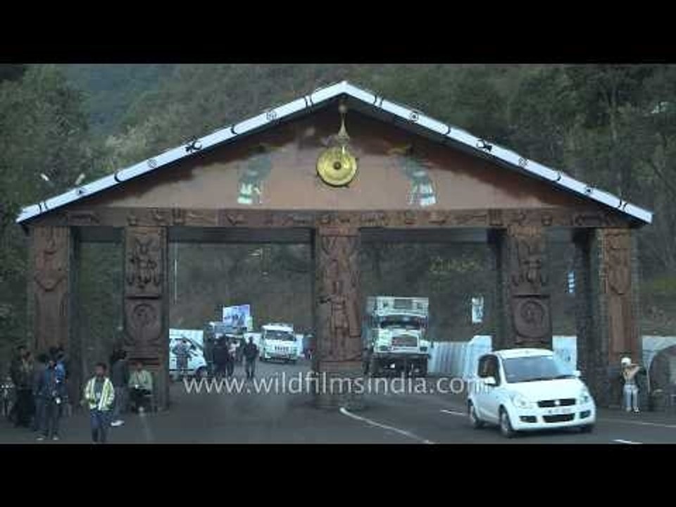 Gate towards Hornbill Festival