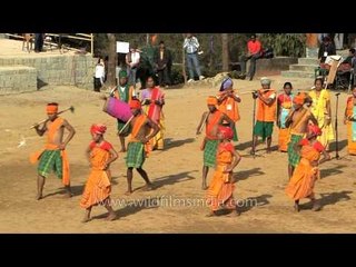 Mech tribe community giving traditional display