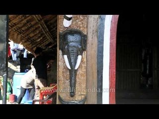 Glimpse at the Phom morung - at Kisama village