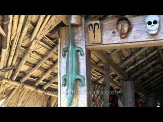 Closer look at Chang morung, a youth dormitory