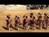 Sumi tribe, performs a remarkable dance - at Naga Heritage village