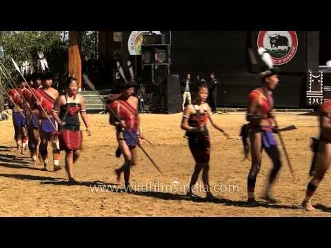 Lotha Naga presenting a folk song