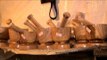 Wooden mortar and pestle for sale at Hornbill Fest