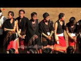 Welcoming guests Naga style during Hornbill Fest