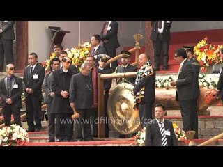 Grand opening of Hornbill Festival 2013 by President Pranab Mukherjee