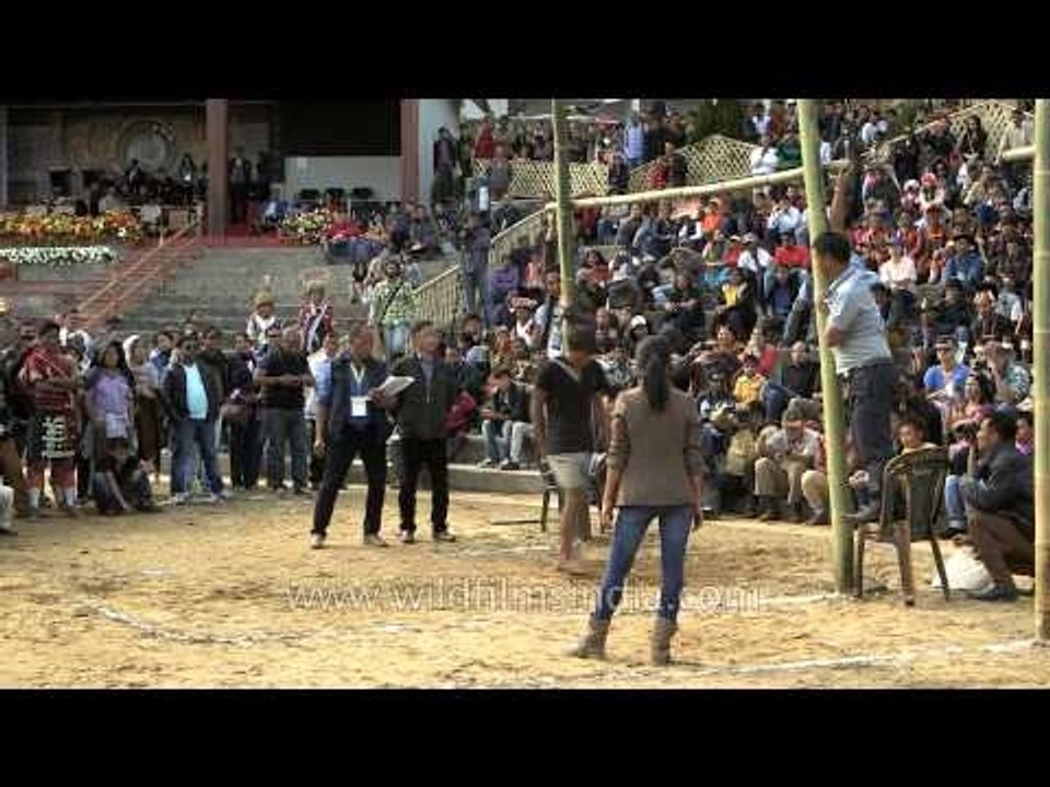 'Meat Kicking' indigenous game of the Nagas