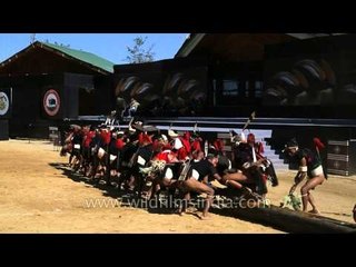 Log pulling by Konyak Naga