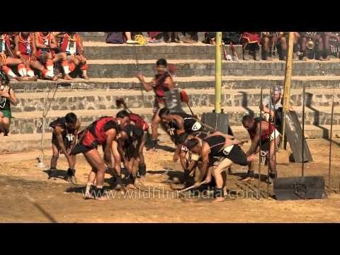 A presentation by Yimchunger tribe - at Hornbill fest