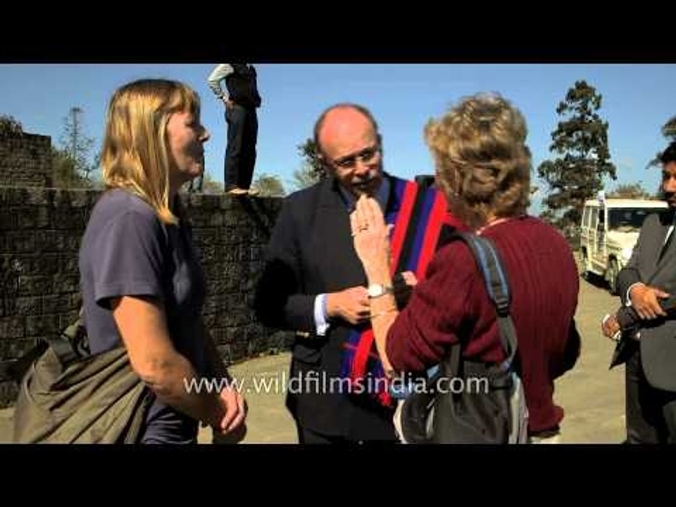 WW II Peace Rally Flagged- Off by Brigadier David Allfrey