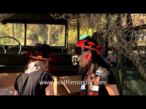 Beautiful girls at peace rally, Nagaland