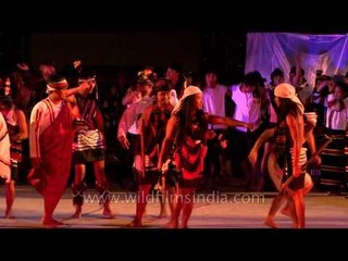 Churachandpur youths enthralling the audience