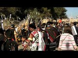 Tribals enjoying the Stone pulling ceremony