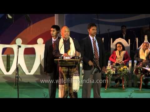 CM Ibobi Singh at Sangai Fest 2013