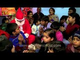 NGO children in India singing gospel song on Christmas