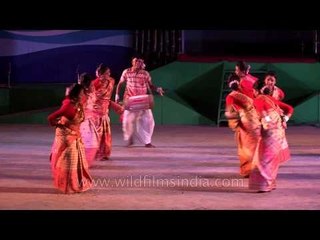 Bihu folk dance of Assam - At Imphal, Manipur