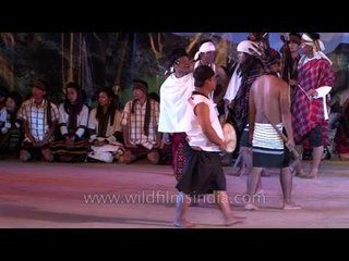 Tribal version of the Bagpiper by Churachandpur district youths