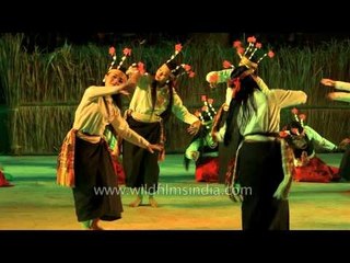 Glimpses of cultural dance at Sangai festival 2013