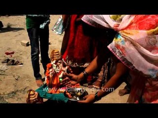 Marathi families living in Delhi celebrates Ganesh Chaturthi