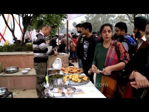 Rajasthani stall bustling with activity at National Street Food Festival by NASVI