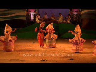 Lord Krishna and Radha, Basanta Raas at Sangai Festival'13