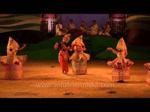 Lord Krishna and Radha, Basanta Raas at Sangai Festival'13