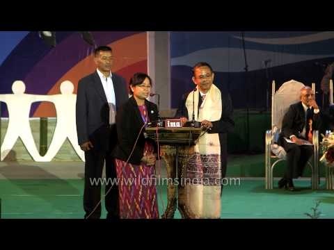 Chief Minister of Mandalay region of Myanmar as Guest of Honour of Sangai Festival'13