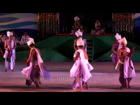 Kartal Cholom dancers at Sangai Festival'13, Manipur