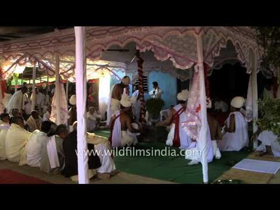 Nat Sankirtana singer-dancers perfoming at wedding ceremony, Manipur