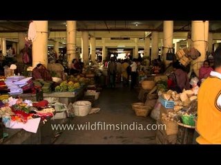 Stalls of Khwairamband Bazaar