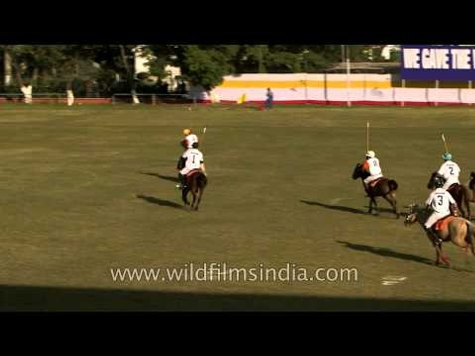 Polo players on the field - Imphal