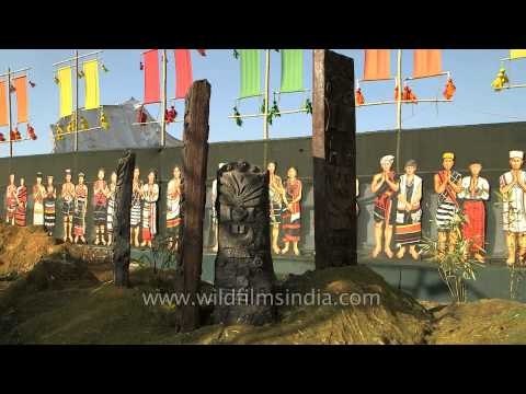 Colourful set up of Sangai festival, Manipur