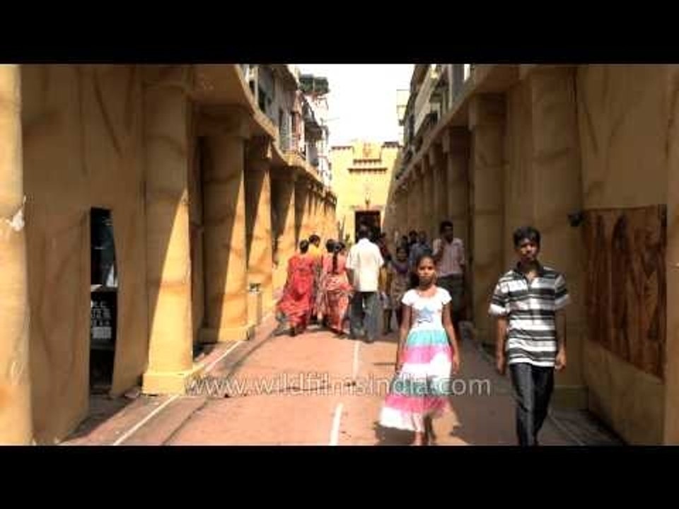Largest outdoor art festival : Durga puja in Kolkata