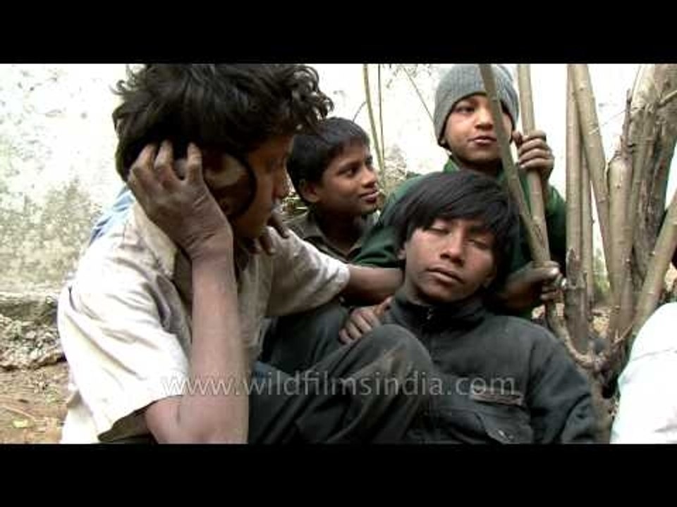 Candid moments: Delhi rag pickers