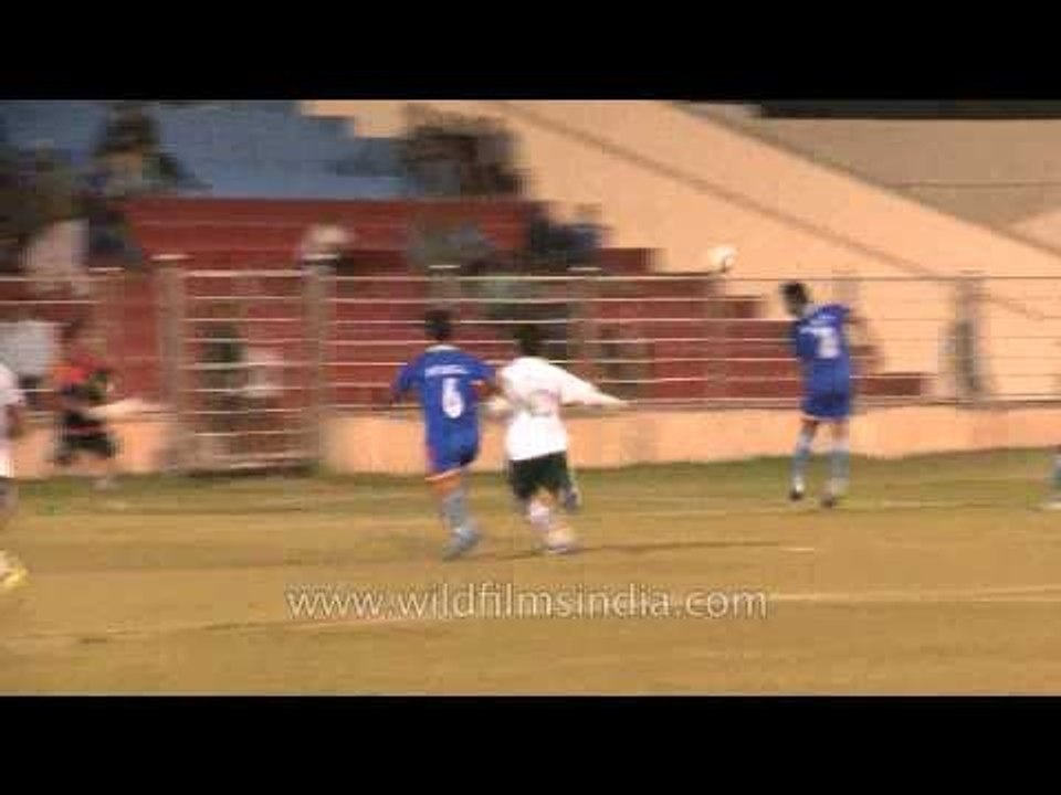 Exciting North-east football match