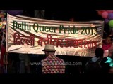 Slogans and placards in support of LBGT: Delhi Queer Pride
