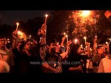 Candles lit-up for solidarity, Delhi Queer Pride